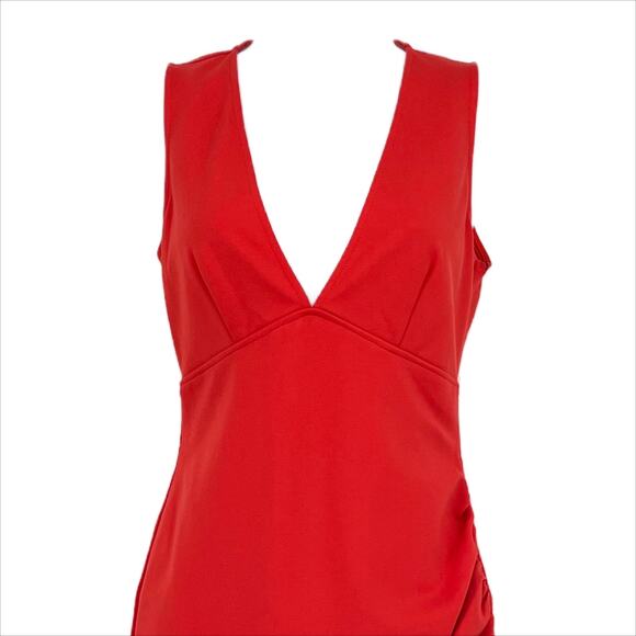 Superdown Mini Sleeveless Body Con Dress in Red Size Small - Picture 2 of 9